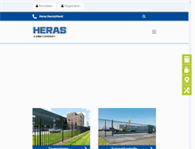 Tablet Screenshot of heras-adronit.de